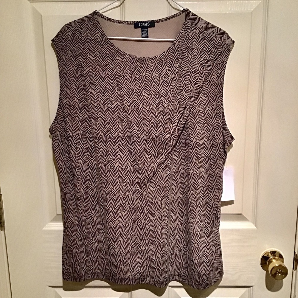 CHAPS career tank top NWT